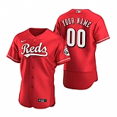 Cincinnati Reds Customized Nike Scarlet Stitched MLB Flex Base Jersey,baseball caps,new era cap wholesale,wholesale hats